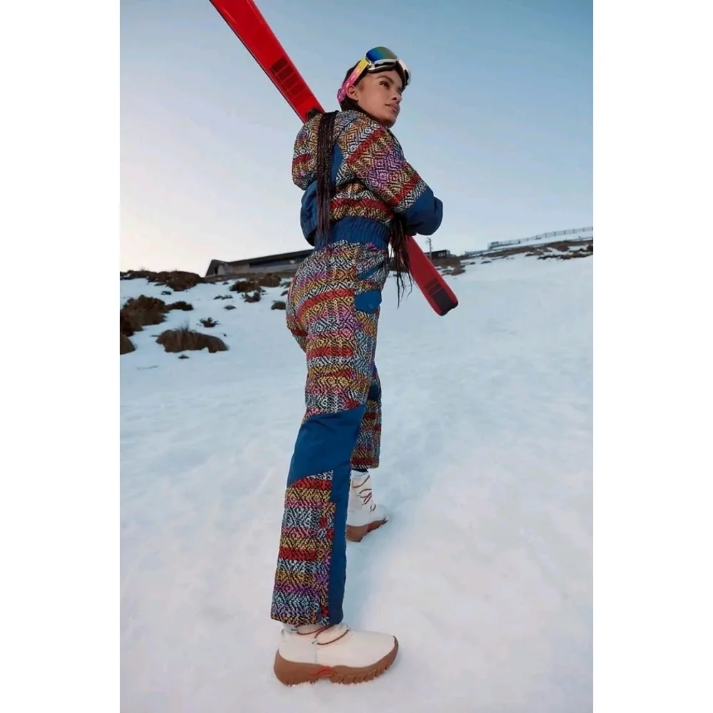 Free People All Prepped Jacquard Ski Suit Size $598 - Picture 3 of 7